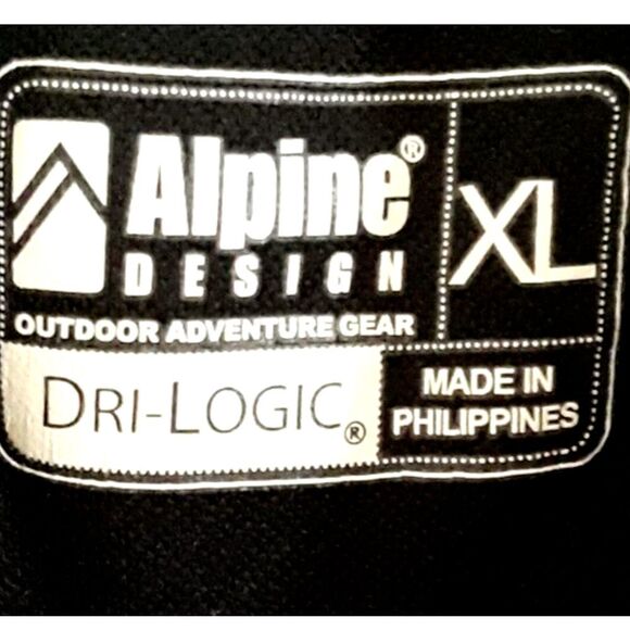 Alpine Design Outdoor Adventure Gear Top Womens XL Black Dri-Logic 1/4 Zip Pocke - Picture 9 of 11